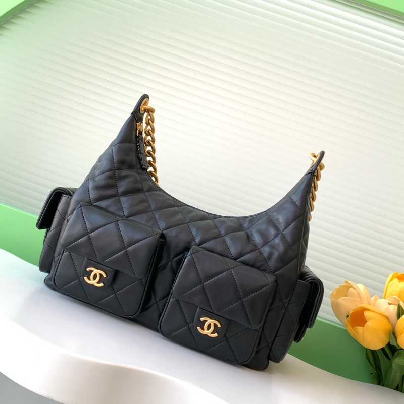 Ch*el top handle bags